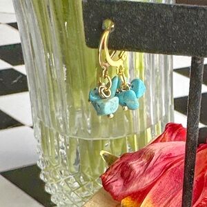 Alquimia Turquoise and Gold Earrings